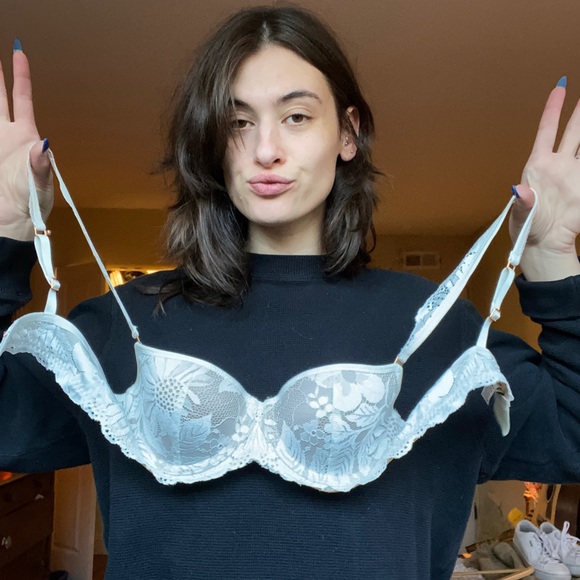 white lace balconette aerie bra - Picture 3 of 3